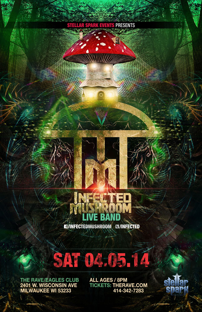 USA, Milwaukee (WI) The Rave/Eagles Club Infected Mushroom