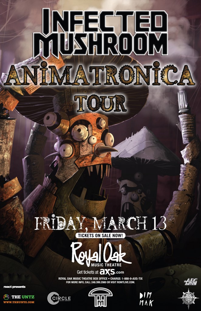 Infected Mushroom Poster Detroit