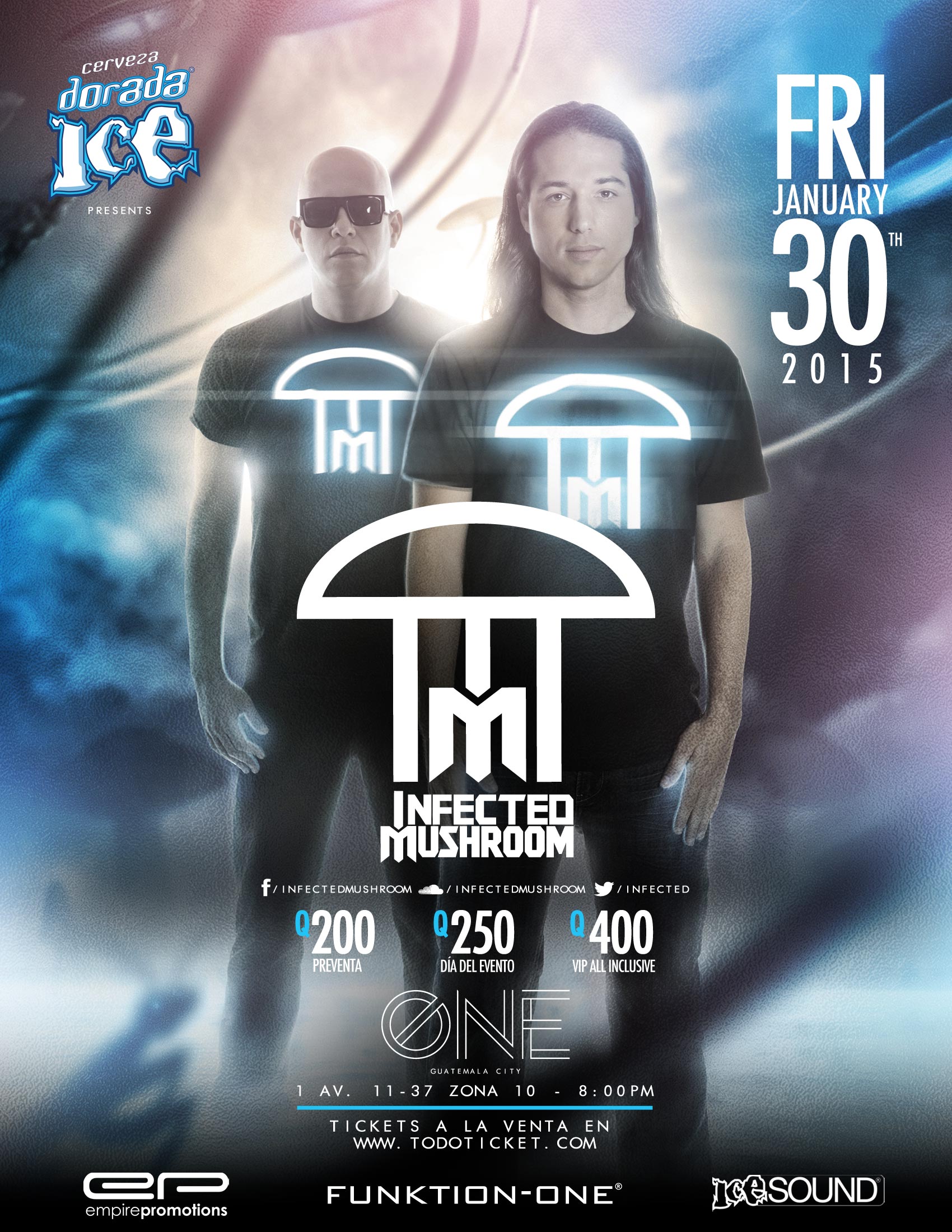 Guatemala, Guatemala City - One Club - Infected Mushroom