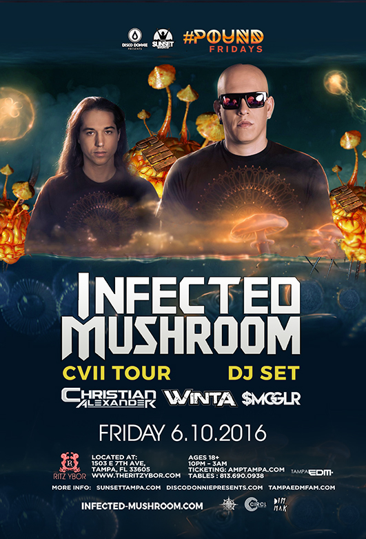 USA, Tampa (FL) The Ritz Ybor Infected Mushroom