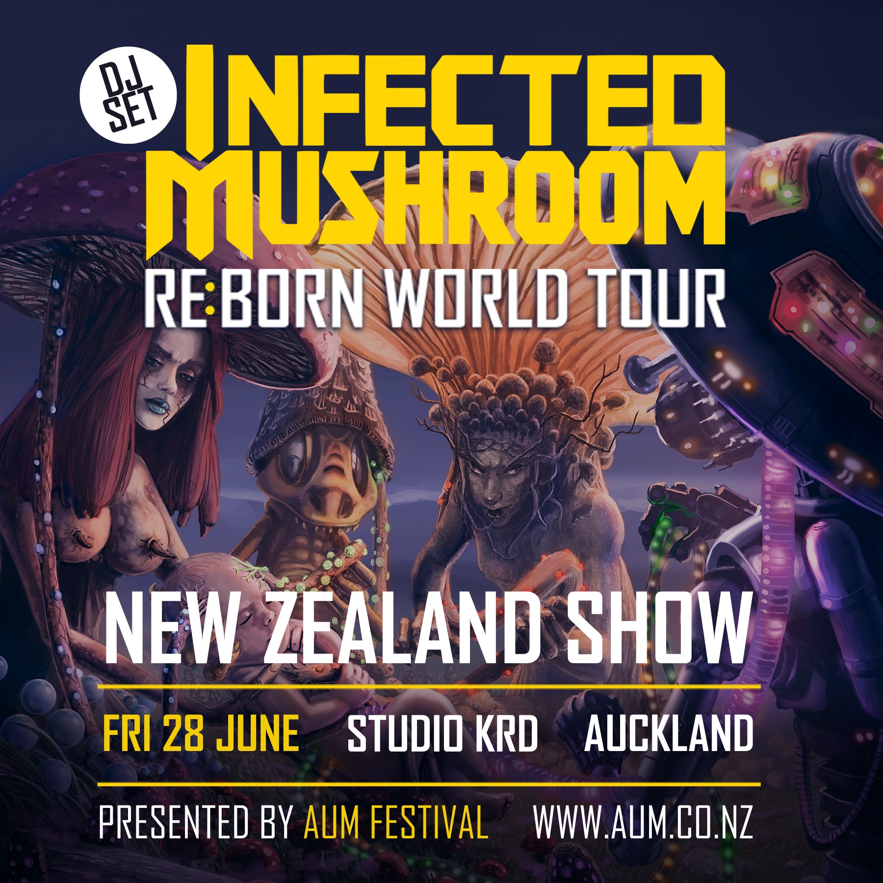 infected mushrooms tour